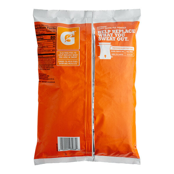 Gatorade Thirst Quencher Orange Sports Drink Powder 50.9 oz. - 14/Case
