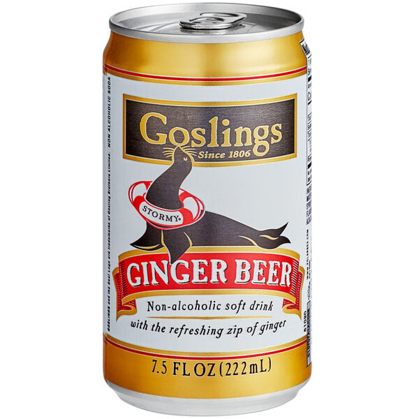 Goslings Ginger Beer 7.5 fl. oz. Cans - 24/Case