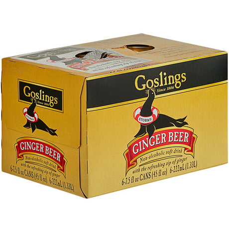 Goslings Ginger Beer 7.5 fl. oz. Cans - 24/Case
