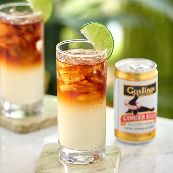 Goslings Ginger Beer 7.5 fl. oz. Cans - 24/Case
