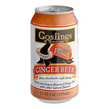 Goslings Peach Ginger Beer Cans 12 fl. oz. - 24/Case