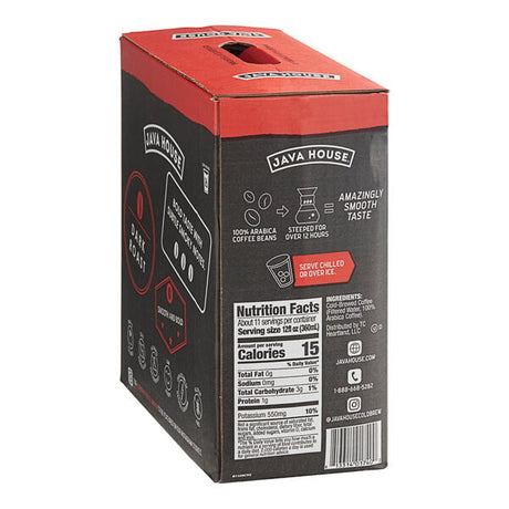 Java House Espresso Roast Cold Brew Coffee 1 Gallon Bag in Box - 2/Case