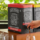 Java House Espresso Roast Cold Brew Coffee 1 Gallon Bag in Box - 2/Case