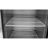 Atosa MBF8004GR Reach-In Top Mount Refrigerator 28-7/8"W x 33-1/4"D x 82-7/8"H with Locking Solid Door