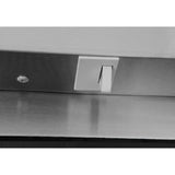 Atosa MBF8004GR Reach-In Top Mount Refrigerator 28-7/8"W x 33-1/4"D x 82-7/8"H with Locking Solid Door