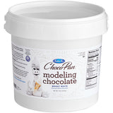 Satin Ice ChocoPan 10 lb. Bright White Modeling Chocolate - 4/Case