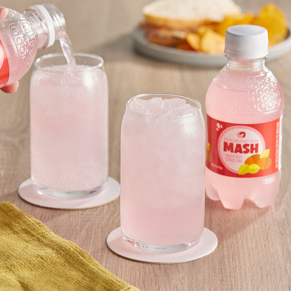 Boylan Bottling Co. Mash Grapefruit Citrus Zing Sparkling Fruit Beverage 16 fl. oz. - 12/Case