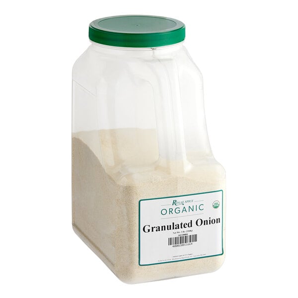 Regal Organic Granulated Onion 5 lb. - 4/Case