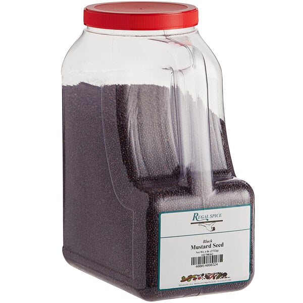 Regal Black Mustard Seed 6 lb. - 4/Case