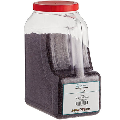 Regal Black Mustard Seed 6 lb. - 4/Case