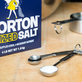 Morton Bulk Iodized Table Salt 4 lb. - 12/Case