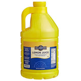 Del Destino 1 Gallon 100% Lemon Juice - 4/Case