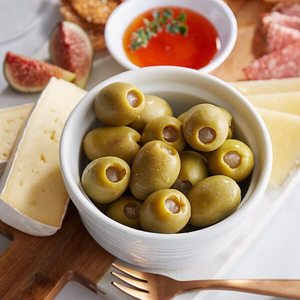 Belosa Onion Stuffed Queen Olives 12 oz. (7.5 oz. Dr. Wt.) - 6/Case