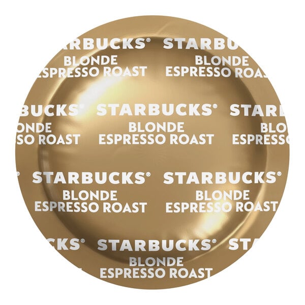 Nespresso Professional Starbucks Blonde Espresso Roast Single Serve Coffee Capsules - 300/Case