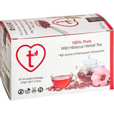 Wild Hibiscus Heart-Tee Hibiscus Herbal Tea Bag - 120/Case