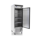 Atosa MBF8505GR Reach-In Bottom Mount Refrigerator 27"W x 31-1/2"D x 83-1/8"H with Locking Solid Door