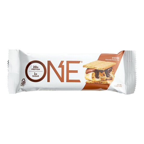 ONE S'mores Protein Bar 2.12 oz. - 72/Case