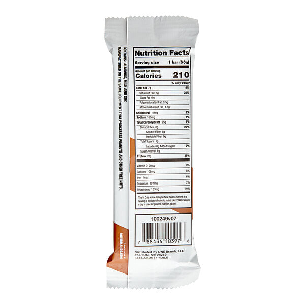 ONE S'mores Protein Bar 2.12 oz. - 72/Case