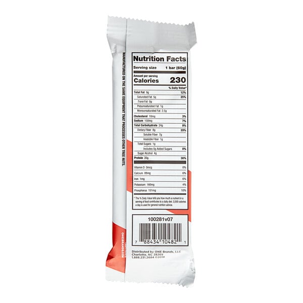 ONE Peanut Butter Cup Protein Bar 2.12 oz. - 72/Case
