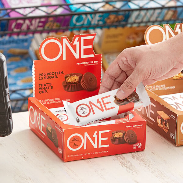 ONE Peanut Butter Cup Protein Bar 2.12 oz. - 72/Case