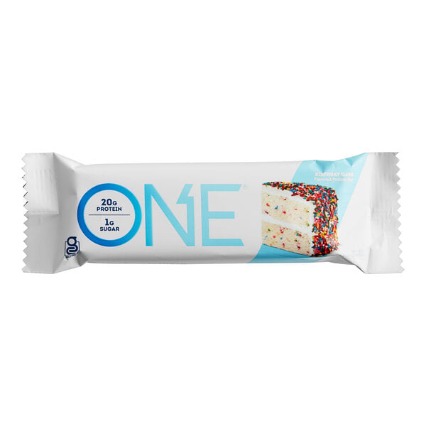 ONE Birthday Cake Protein Bar 2.12 oz. - 72/Case