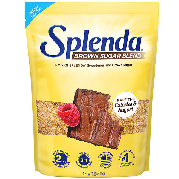Splenda Brown Sugar and Splenda Blend 1 lb. - 6/Case
