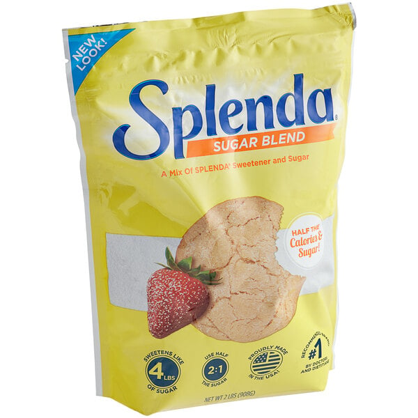 Splenda Sugar and Splenda Blend 2 lb. - 4/Case