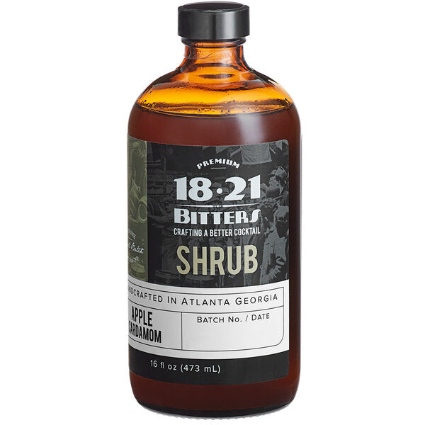 18.21 Bitters Apple Cardamom Shrub 16 fl. oz. - 12/Case