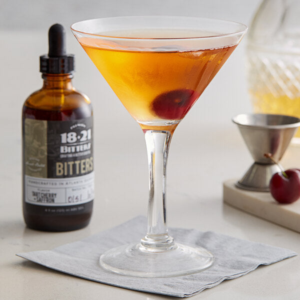 18.21 Bitters Tart Cherry & Saffron Bitters 4 fl. oz. - 12/Case