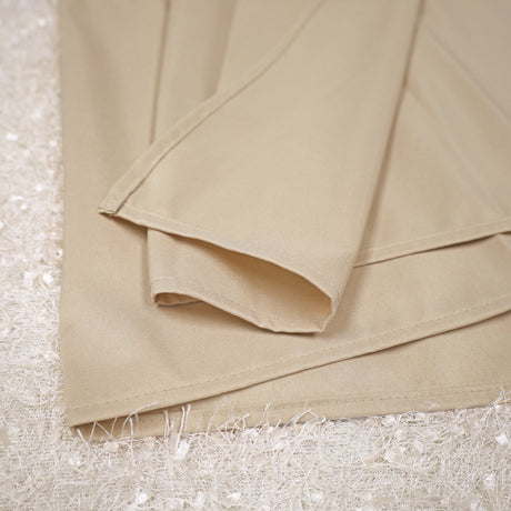 Square Polyester Table Overlay Topper 72x72 Champagne