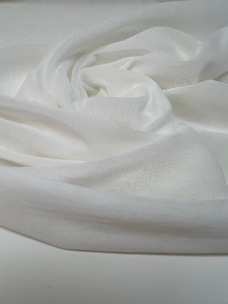 Nylon Viscose Mesh White Shade