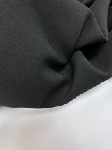 Black Double Weave Stretch Fabric