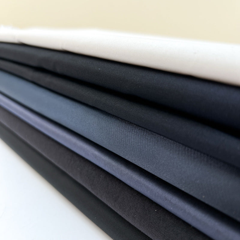 Polyamide Cotton Woven Fabric Gray Blue