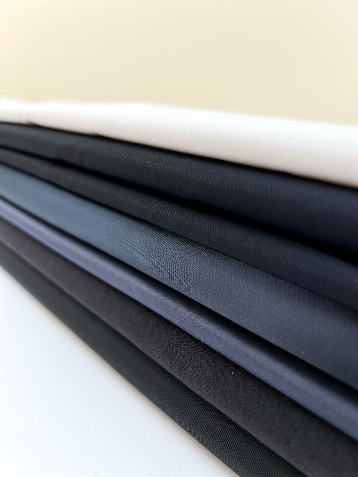Polyamide Cotton Woven Fabric Gray Blue