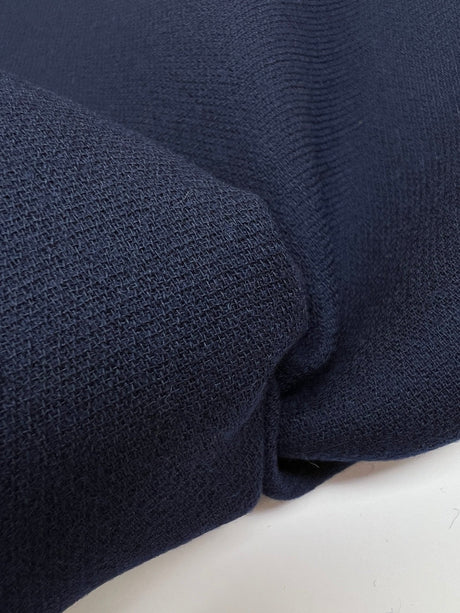 Blue Wool Crepe