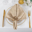 Velvet Dinner Napkin Sample 20x20 Champagne