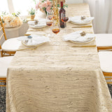 Jacquard Rectangular Tablecloth 90x156 Champagne