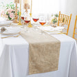 Velvet Table Runner 13x108 Champagne