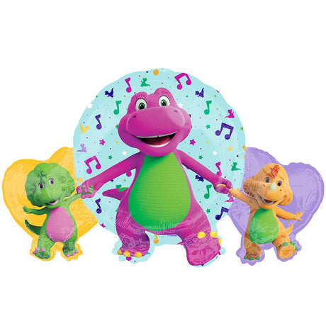 Barney Foil Balloon 29 Inch