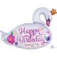 Foil Swan Balloon 29 Inch Beautiful Swan