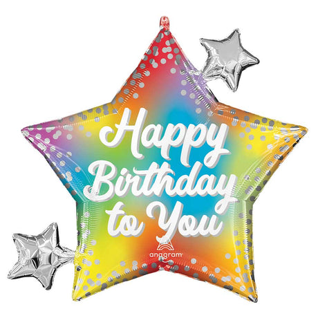 Birthday Foil Balloon 29 Inch Glitz