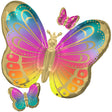 Foil Balloon Colorful Butterflies 29 Inch