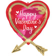Foil Balloon Happy Valentine's Day Arrow