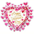 29 Inch Heartful Valentine's Day Foil Balloon