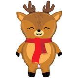 Holiday Reindeer Foil Balloon