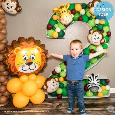 Lion Foil Balloon 29 Inch Lovable Lion
