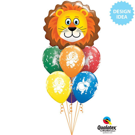 Lion Foil Balloon 29 Inch Lovable Lion