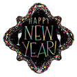 Foil Balloon New Year Party Confetti Frame