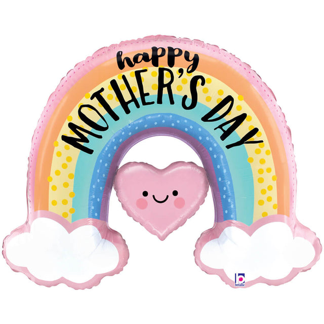 Foil Balloon Pastel Rainbow Mother's Day