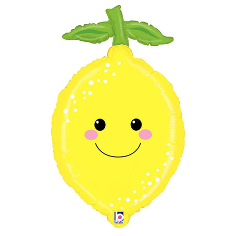 Lemon Foil Balloon 29 Inch Produce Pals
